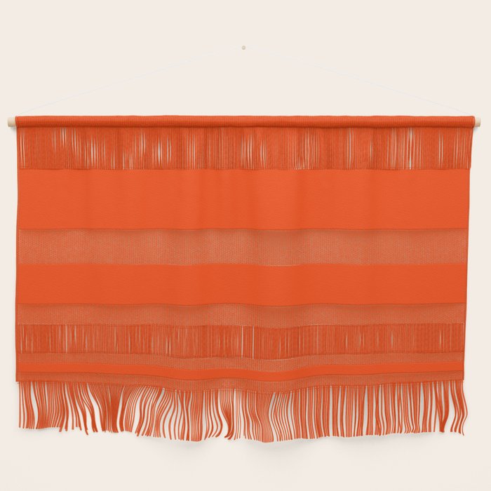 Bright Fluorescent Neon Orange Wall Hanging