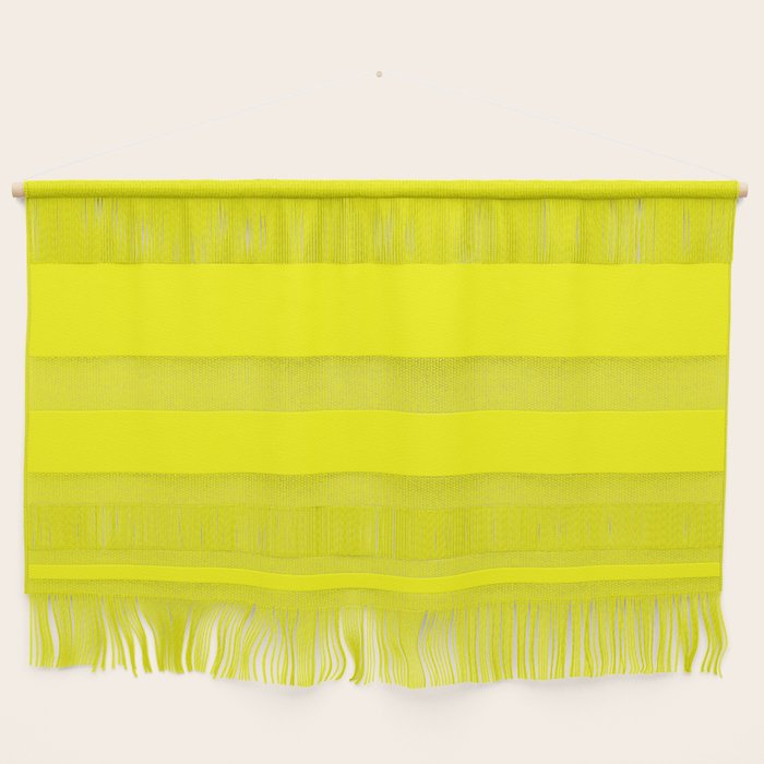 Bright Fluorescent Yellow Neon Wall Hanging