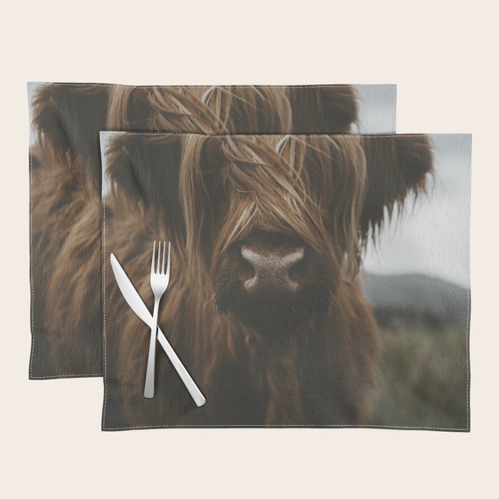Animal Photography - Scottish Highland Cattle Placemat