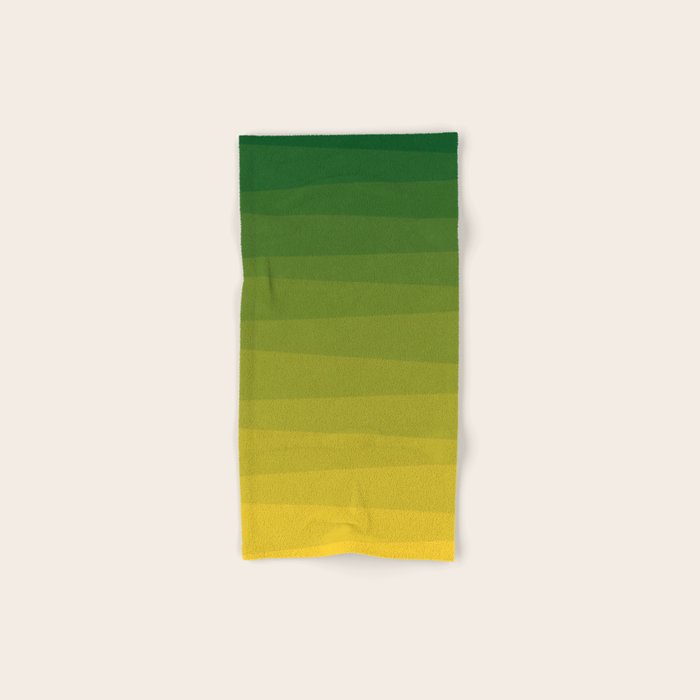 Shades Of Grass - Gradient Between Lime Green And Bright Yellow Bath Towel