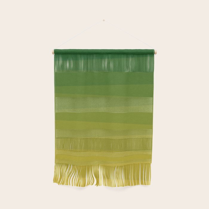 Shades Of Grass - Gradient Between Lime Green And Bright Yellow Wall Hanging