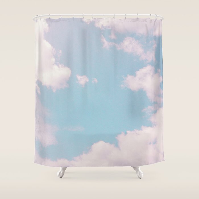 Every Cloud Has A Pink Lining Shower Curtain