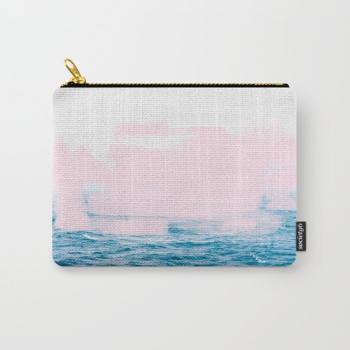 Ocean + Pink #Homestorie #Decor #Buyart Carry All Pouch