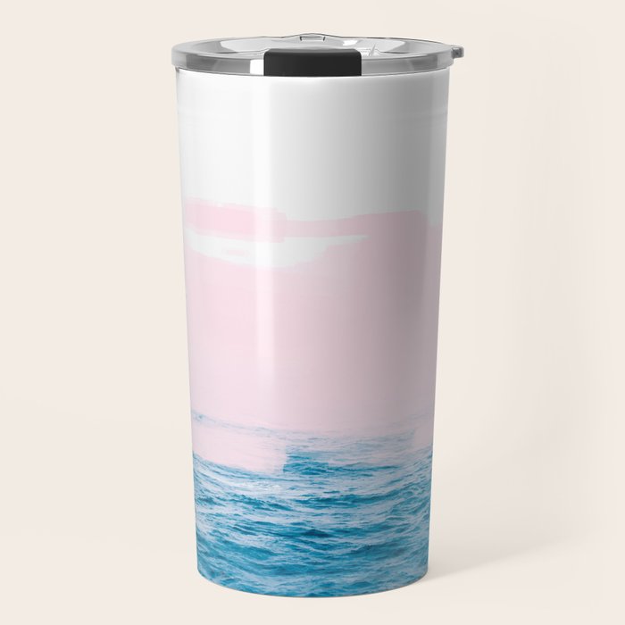 Ocean + Pink #Homestorie #Decor #Buyart Travel Mug