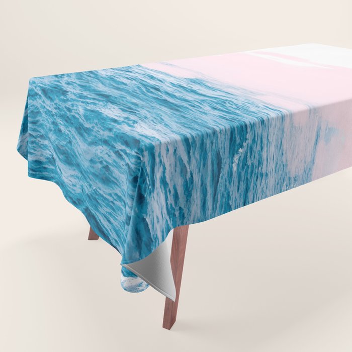 Ocean + Pink #Homestorie #Decor #Buyart Tablecloth