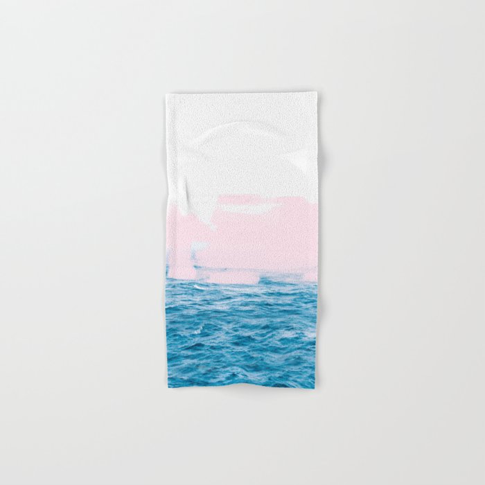 Ocean + Pink #Homestorie #Decor #Buyart Bath Towel