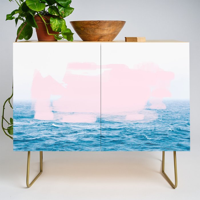 Ocean + Pink #Homestorie #Decor #Buyart Credenza