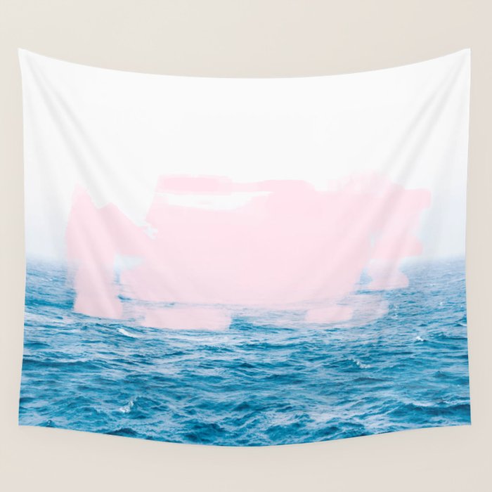 Ocean + Pink #Homestorie #Decor #Buyart Wall Tapestry