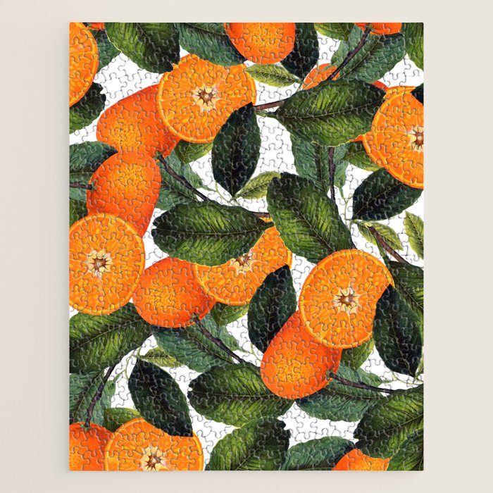 The Forbidden Orange #Homestorie #Decor #Buyart Jigsaw Puzzle