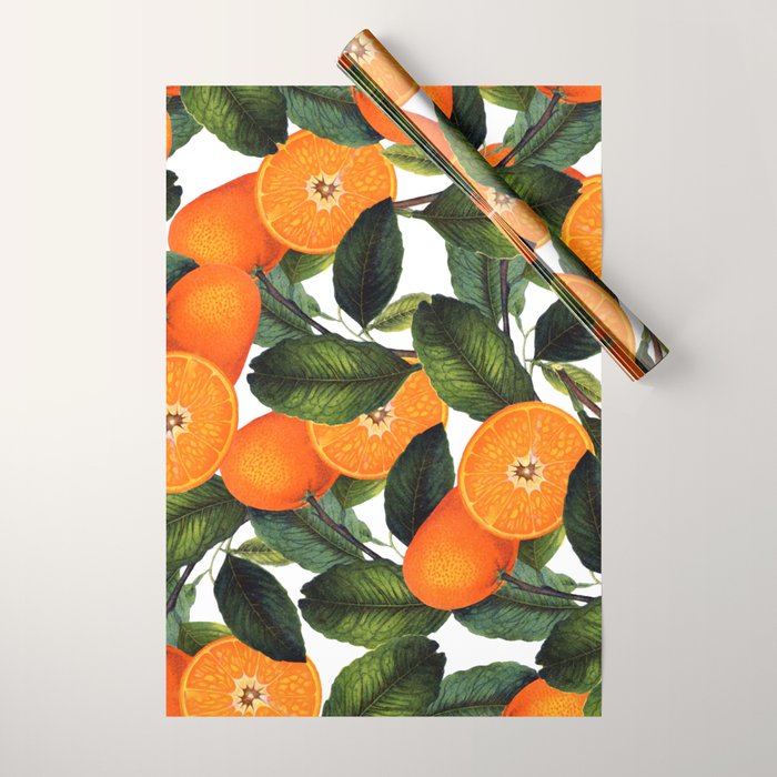 The Forbidden Orange #Homestorie #Decor #Buyart Wrapping Paper