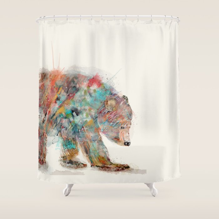 Into The Wild (The Grizzly Bear Shower Curtain