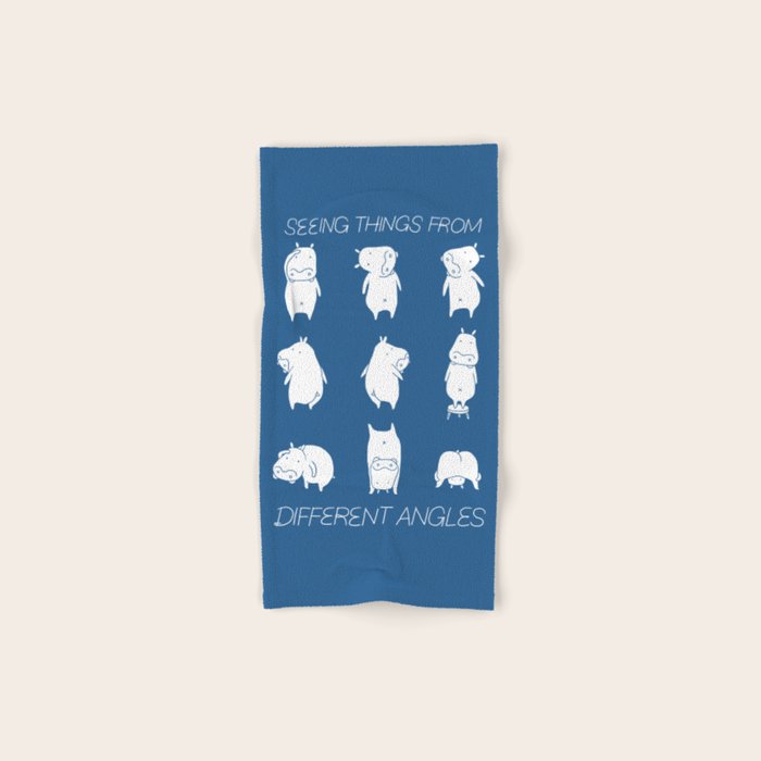 Seeing Things From Different Angles Bath Towel
