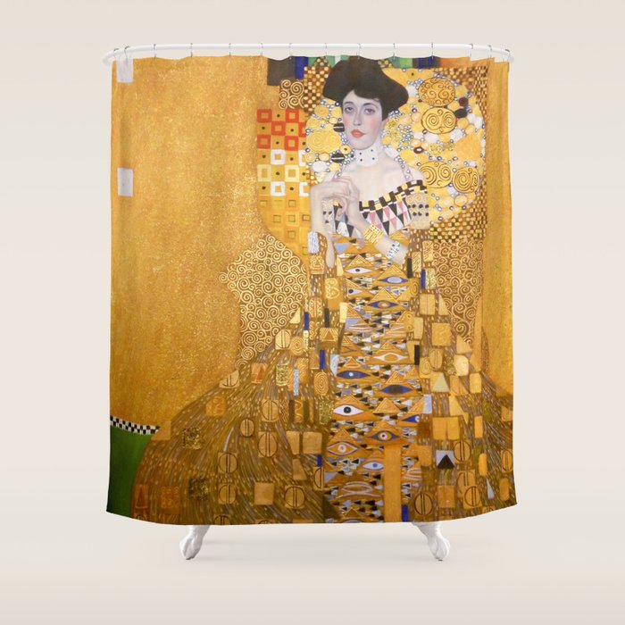Gustav Klimt - The Woman In Gold Shower Curtain