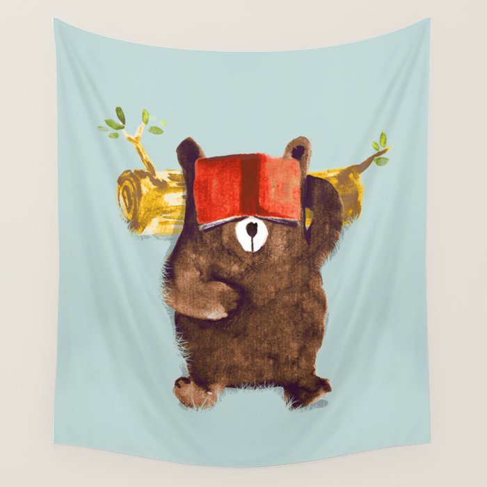 No Care Bear - My Sleepy Pet Wall Tapestry