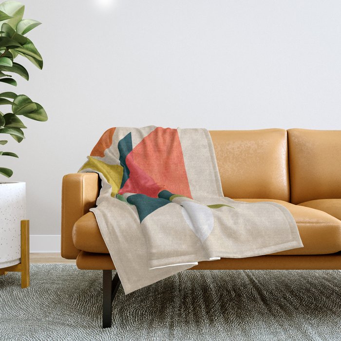Reflection (Of Time And Space) Throw Blanket