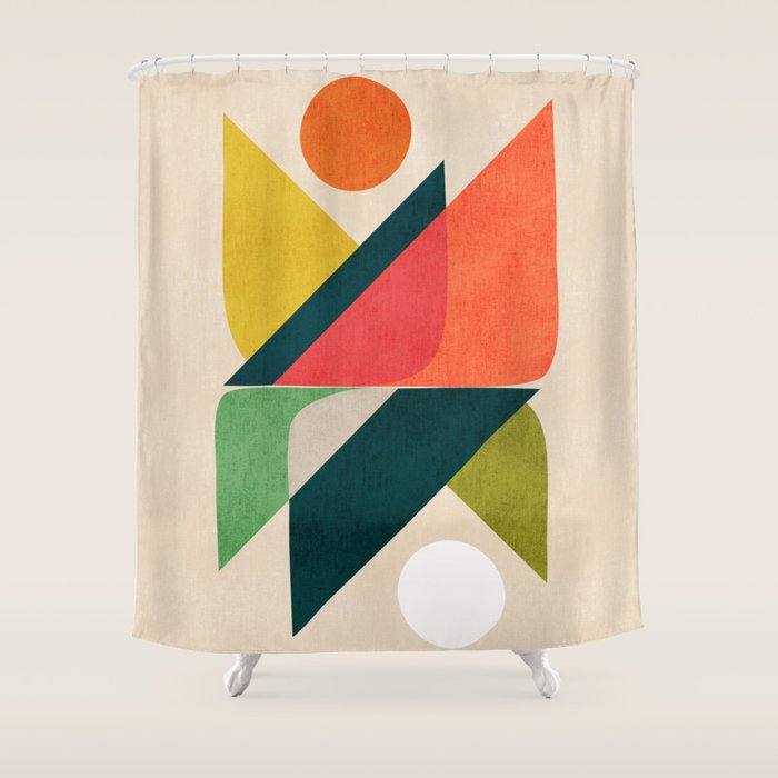 Reflection (Of Time And Space) Shower Curtain