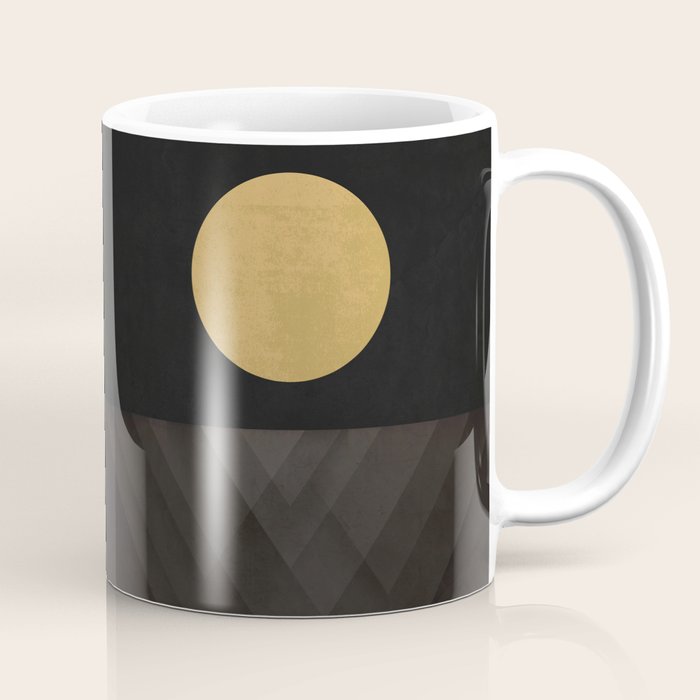 Moon Reflection On Quiet Ocean Coffee Mug