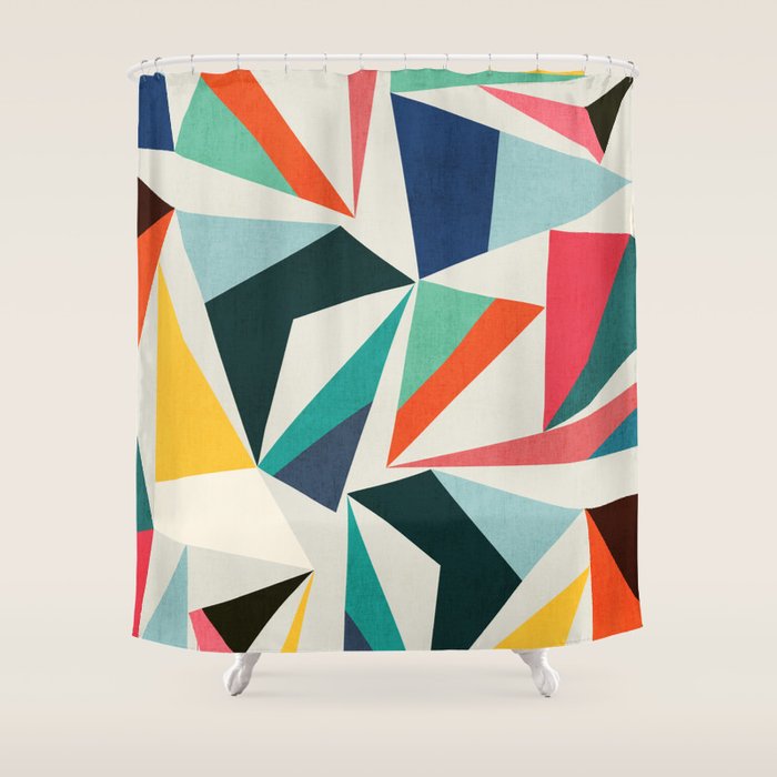 Collection Of Pointy Summit Shower Curtain