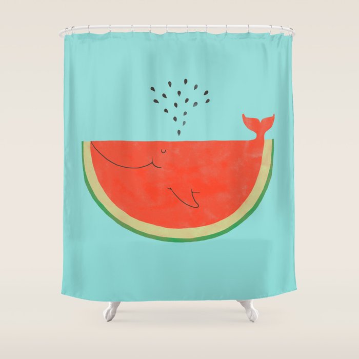 Don'T Let The Seed Stop You From Enjoying The Watermelon Shower Curtain