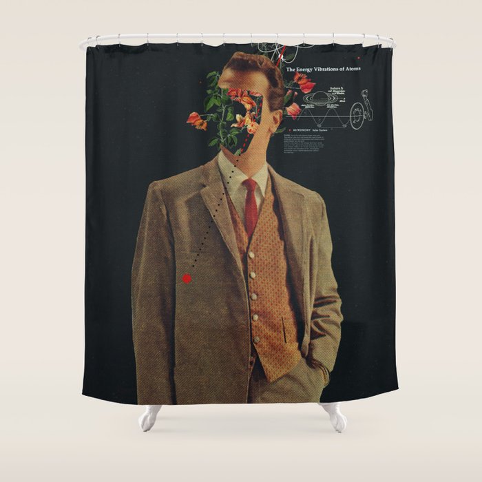 The Energy Vibrations Of Atoms Shower Curtain