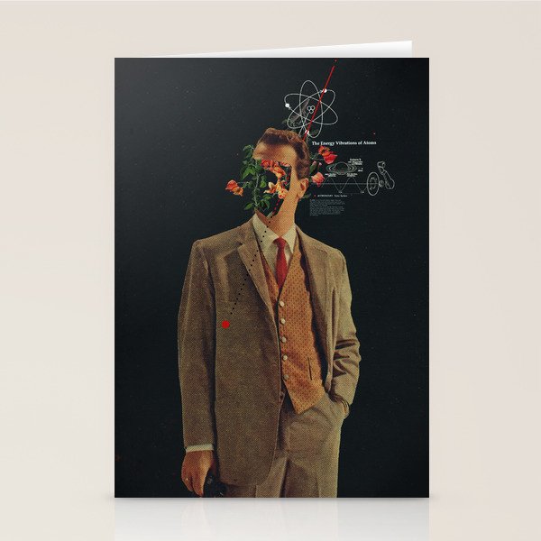 The Energy Vibrations Of Atoms Stationery Card