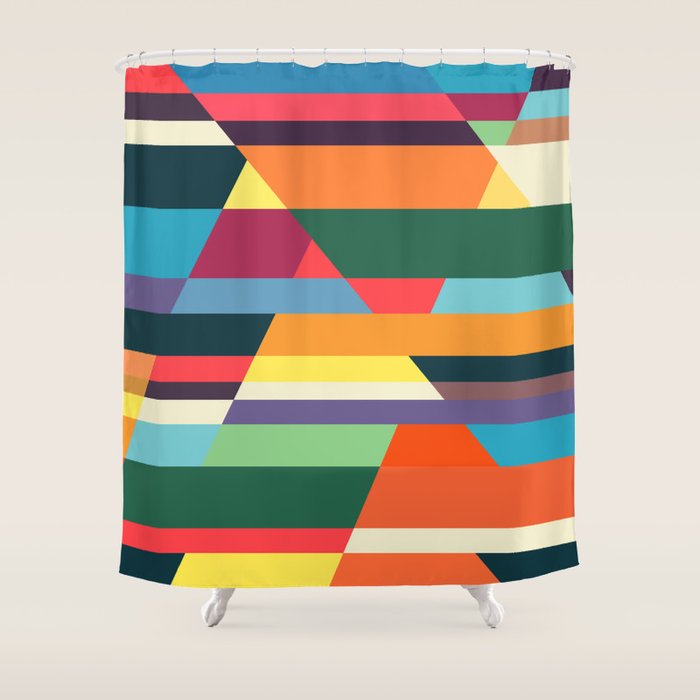 The Hills Run To Infinity Shower Curtain