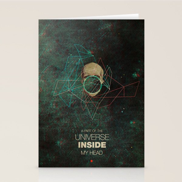 A Part Of The Universe Inside My Head Stationery Card