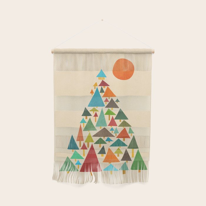 The House At The Pine Forest Wall Hanging