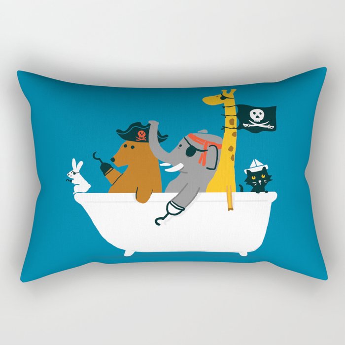Everybody Wants To Be The Pirate Rectangular Pillow