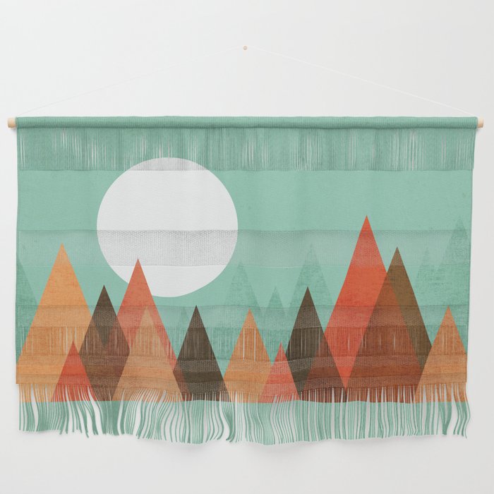 From The Edge Of The Mountains Wall Hanging