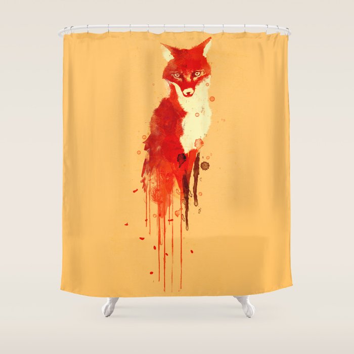 The Fox, The Forest Spirit Shower Curtain
