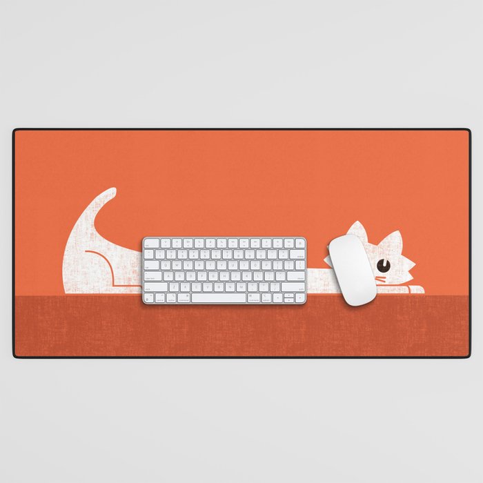 Mark'S Superpower: Cat Superstretch Desk Mat