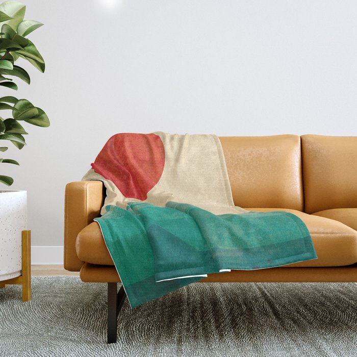The Ocean, The Sea, The Wave Throw Blanket