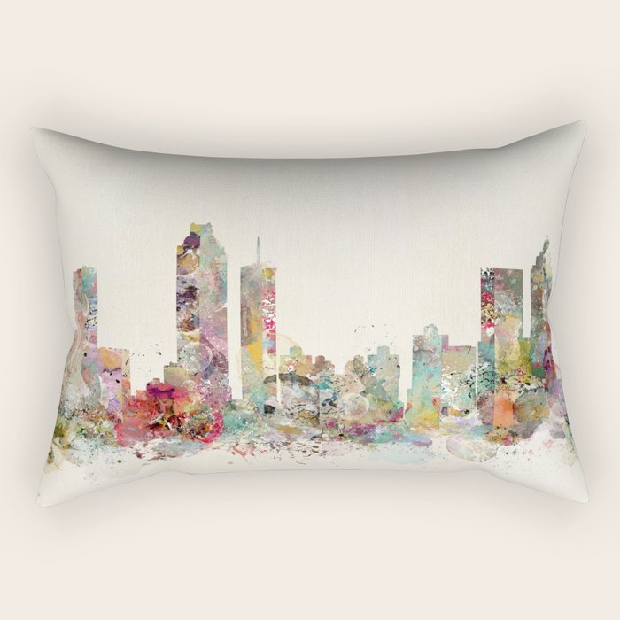 Atlanta Georgia Skyline Rectangular Pillow