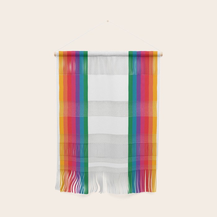 Retro Bright Rainbow - Straight Wall Hanging