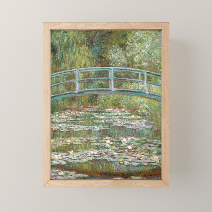 Monet - Bridge Over A Pond Of Water Lilies, 1899 - Painting Mini Art Print