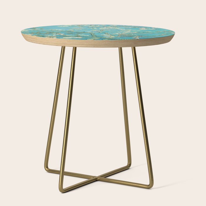 Van Gogh Almond Blossoms Painting Side Table