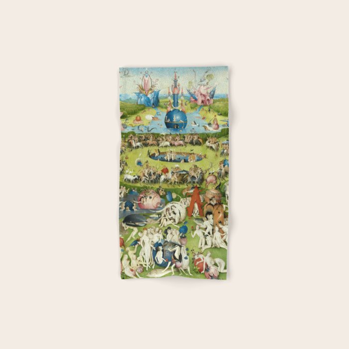The Garden Of Earthly Delights By Hieronymus Bosch Bath Towel