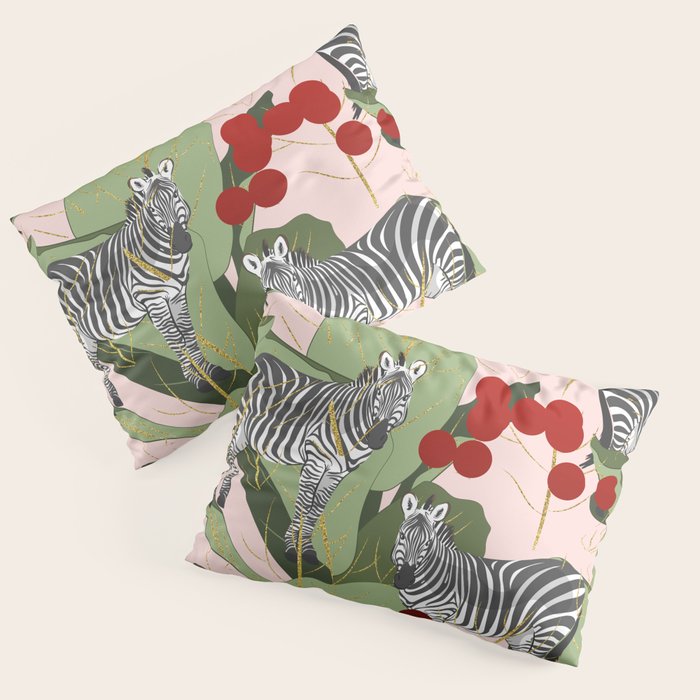 Zebra Harem #Homestorie #Decor #Buyart Pillow Sham