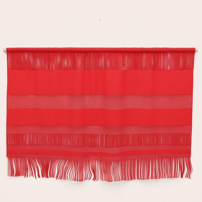 Bright Fluorescent Neon Red Fireball Wall Hanging