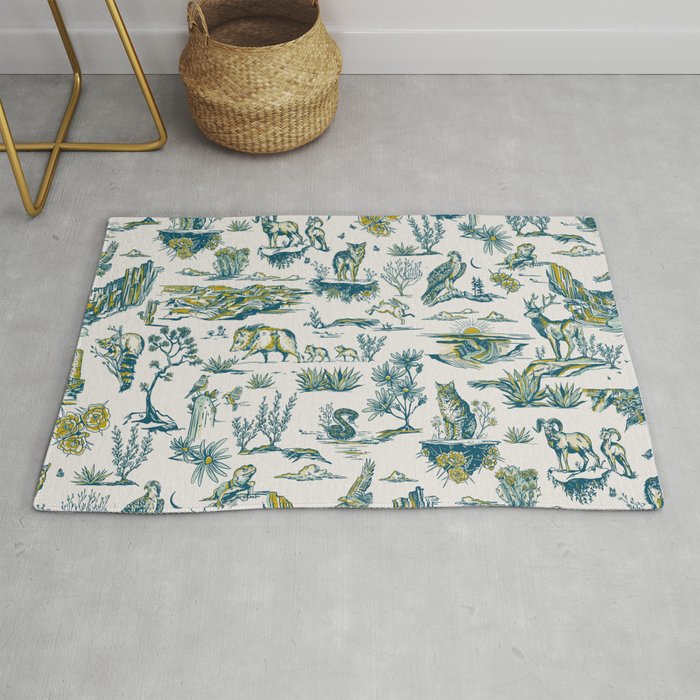 Grand Canyon National Park, Arizona Wildlife Pattern (Version 2) Rug