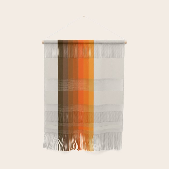 Retro Golden Rainbow - Straight Wall Hanging