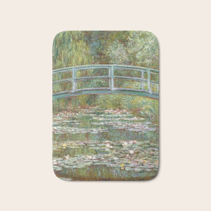 Monet - Bridge Over A Pond Of Water Lilies, 1899 - Painting Bath Mat
