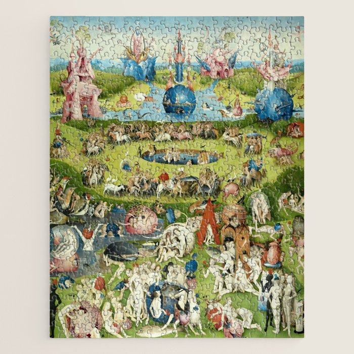 The Garden Of Earthly Delights By Hieronymus Bosch Jigsaw Puzzle
