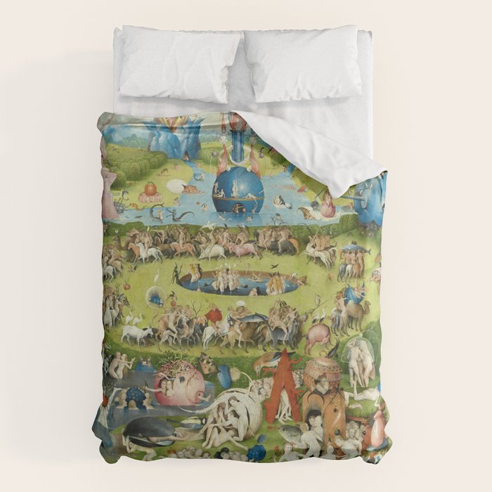 The Garden Of Earthly Delights By Hieronymus Bosch Duvet Cover