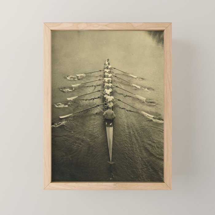 Rowing - Cambridge Crew, 1910 Mini Art Print