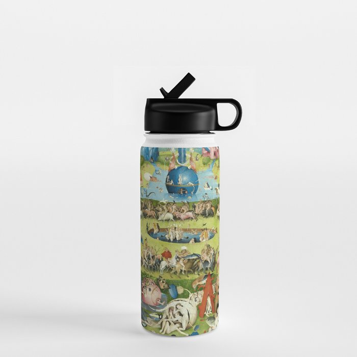 The Garden Of Earthly Delights By Hieronymus Bosch Water Bottle