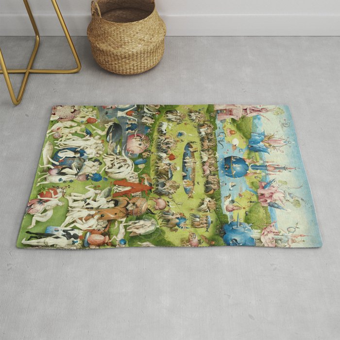 The Garden Of Earthly Delights By Hieronymus Bosch Rug