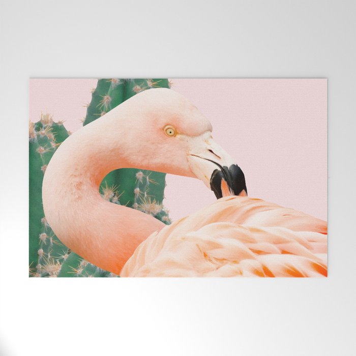 Flamingo & Cactus #Homestorie #Decor #Buyart Welcome Mat