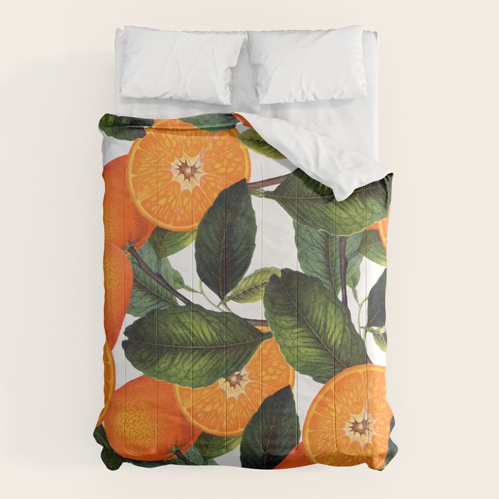 The Forbidden Orange #Homestorie #Decor #Buyart Comforter